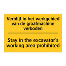 Verblijf in het werkgebied van /.../ - Stay in the excavator's working /.../