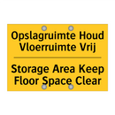 Opslagruimte Houd Vloerruimte Vrij - Storage Area Keep Floor Space Clear