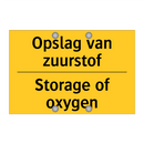 Opslag van zuurstof - Storage of oxygen & Opslag van zuurstof - Storage of oxygen