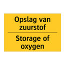 Opslag van zuurstof - Storage of oxygen & Opslag van zuurstof - Storage of oxygen