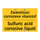 Zwavelzuur corrosieve vloeistof - Sulfuric acid corrosive liquid