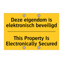 Deze eigendom is elektronisch beveiligd - This Property Is Electronically Secured