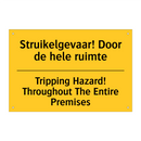 Struikelgevaar! Door de hele ruimte - Tripping Hazard! Throughout The Entire Premises