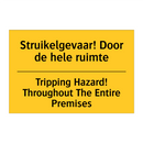Struikelgevaar! Door de hele ruimte - Tripping Hazard! Throughout The Entire Premises