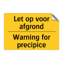 Let op voor afgrond - Warning for precipice & Let op voor afgrond - Warning for precipice