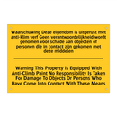 Waarschuwing Deze eigendom is /.../ - Warning This Property Is Equipped /.../