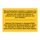 Waarschuwing Deze eigendom is /.../ - Warning This Property Is Equipped /.../