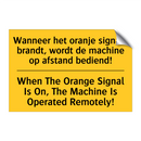 Wanneer het oranje signaal brandt, /.../ - When The Orange Signal Is On, /.../