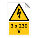 3 x 230 V
