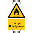 Let op! Brandgevaar