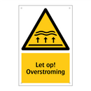 Let op! Overstroming