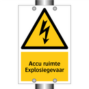 Accu ruimte Explosiegevaar