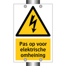 Pas op voor elektrische omheining