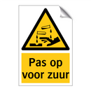 Pas op voor zuur