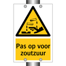 Pas op voor zoutzuur