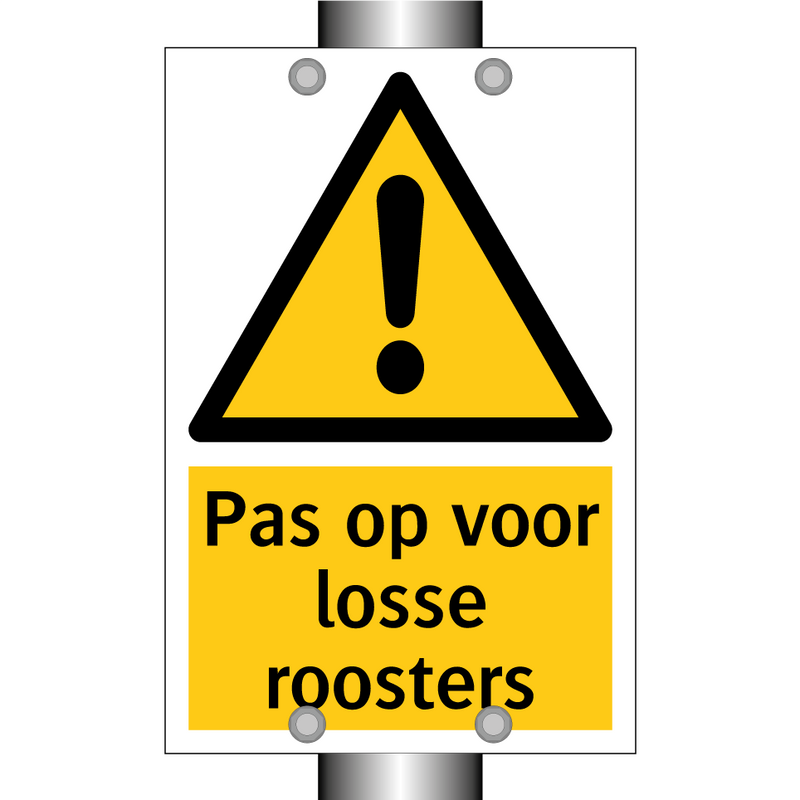 Pas op voor losse roosters