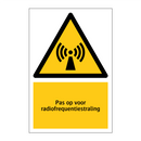 Pas op voor radiofrequentiestraling