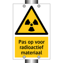 Pas op voor radioactief materiaal
