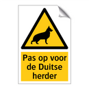 Pas op voor de Duitse herder