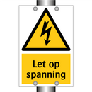 Let op spanning