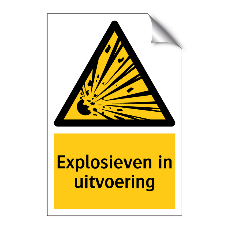 Explosieven in uitvoering