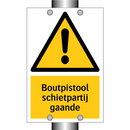 Boutpistool schietpartij gaande