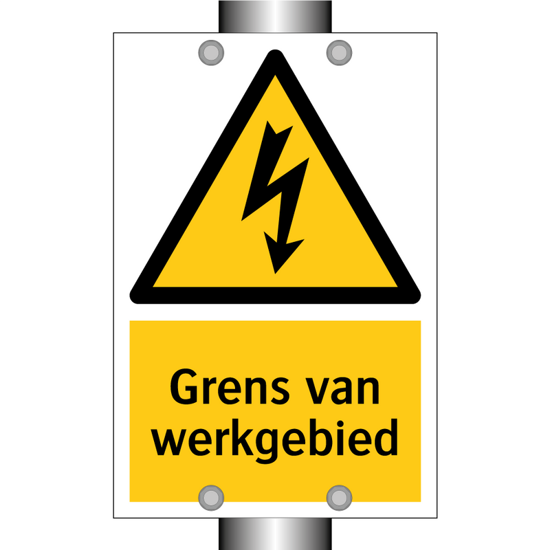 Grens van werkgebied