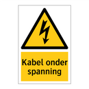 Kabel onder spanning