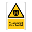 Voorzichtigheid Alarm Beveiligd