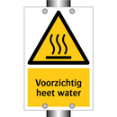 Voorzichtig heet water