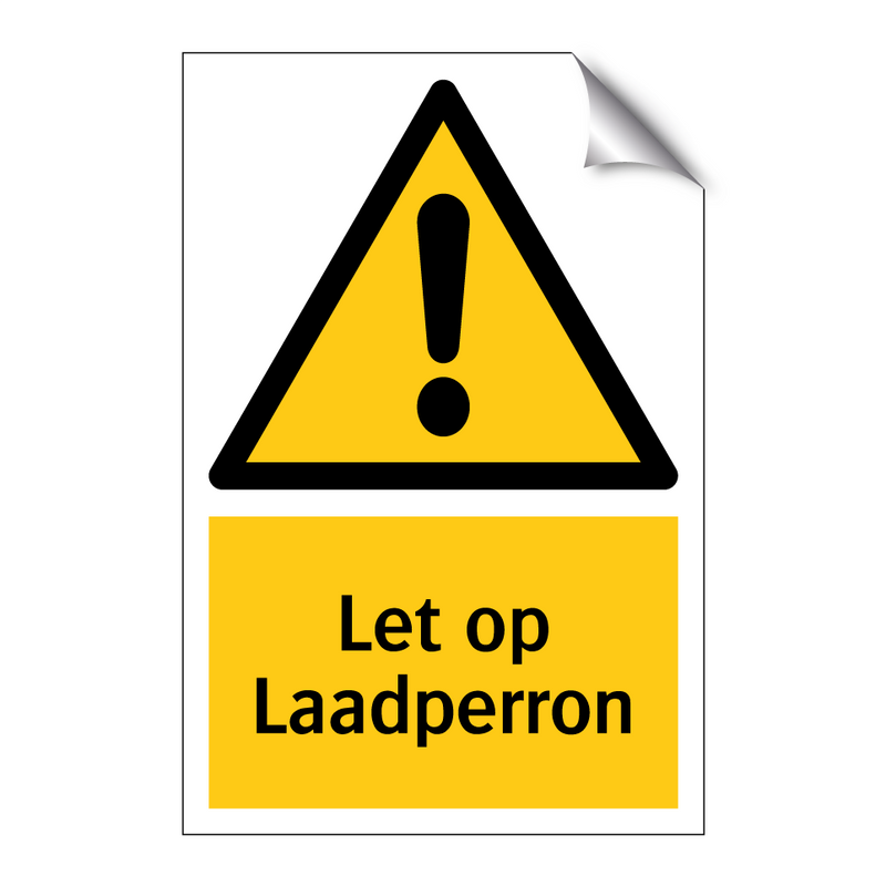 Let op Laadperron
