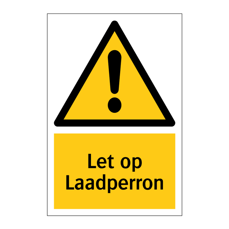 Let op Laadperron