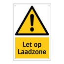 Let op Laadzone