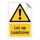 Let op Laadzone