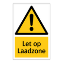 Let op Laadzone