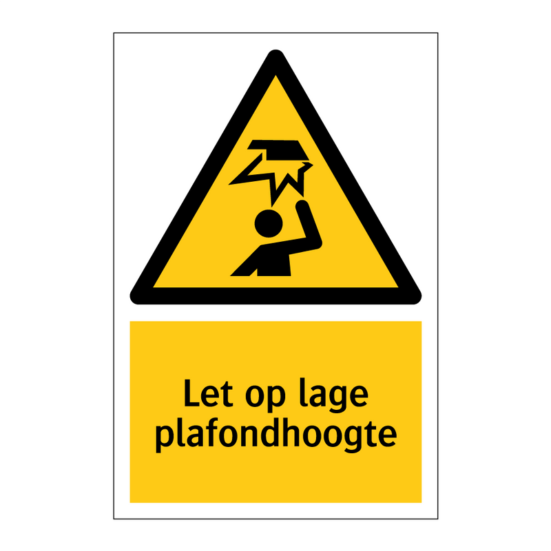Let op lage plafondhoogte