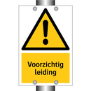 Voorzichtig leiding