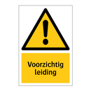 Voorzichtig leiding