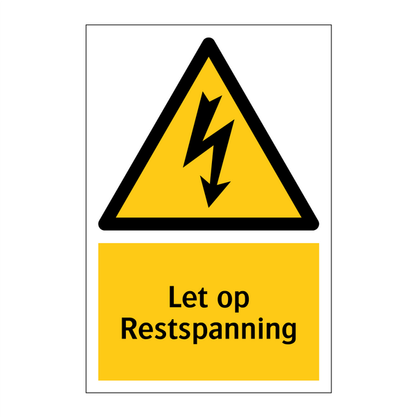 Let op Restspanning