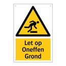 Let op Oneffen Grond