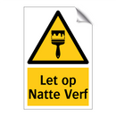 Let op Natte Verf