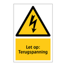 Let op: Terugspanning