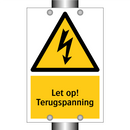 Let op! Terugspanning