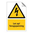 Let op! Terugspanning