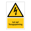 Let op! Terugspanning