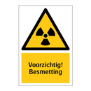 Voorzichtig! Besmetting