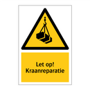 Let op! Kraanreparatie