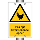 Pas op! Overstekende kippen