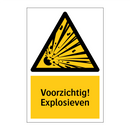 Voorzichtig! Explosieven