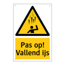 Pas op! Vallend ijs